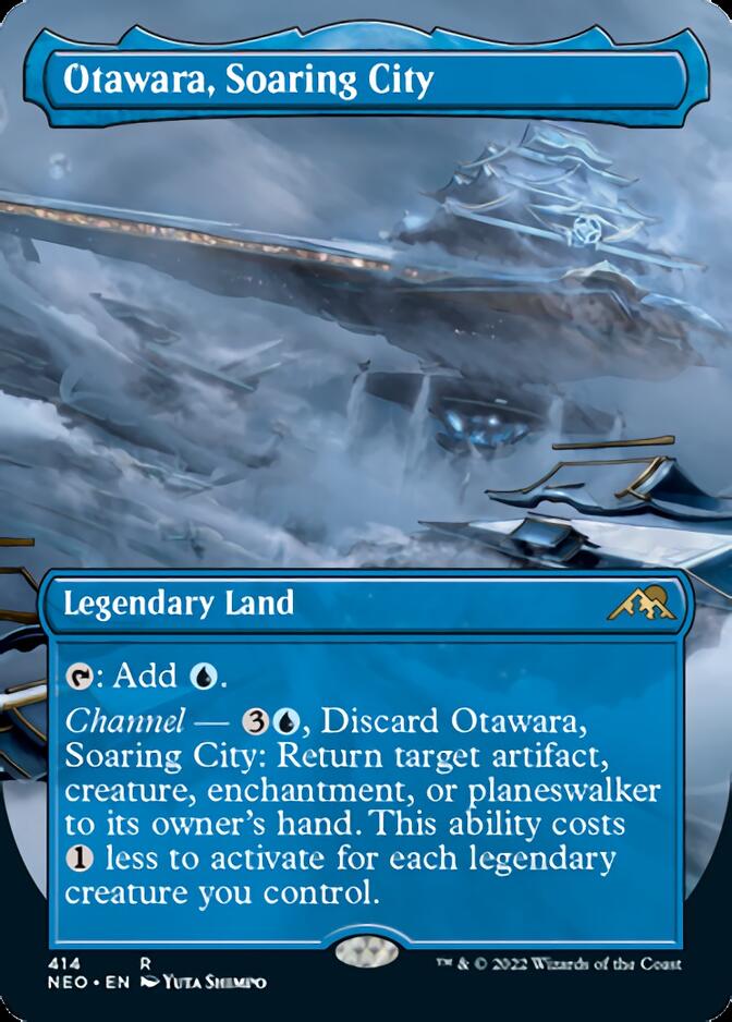 Otawara, Soaring City (Borderless Alternate Art) [Kamigawa: Neon Dynasty] | Total Play