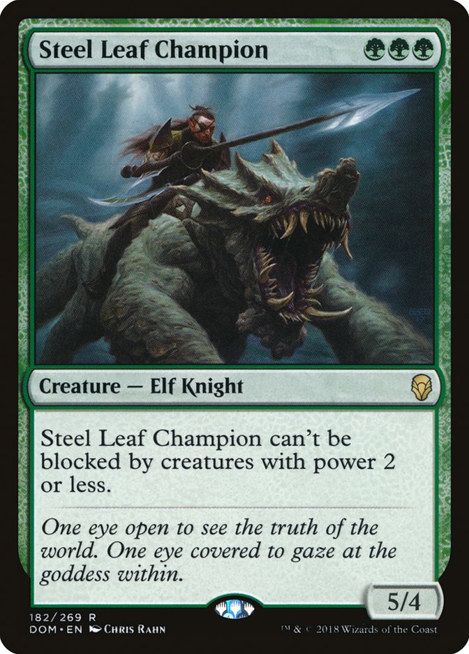 Steel Leaf Champion [Dominaria] | Total Play