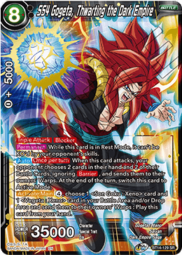 SS4 Gogeta, Thwarting the Dark Empire (BT14-129) [Cross Spirits] | Total Play