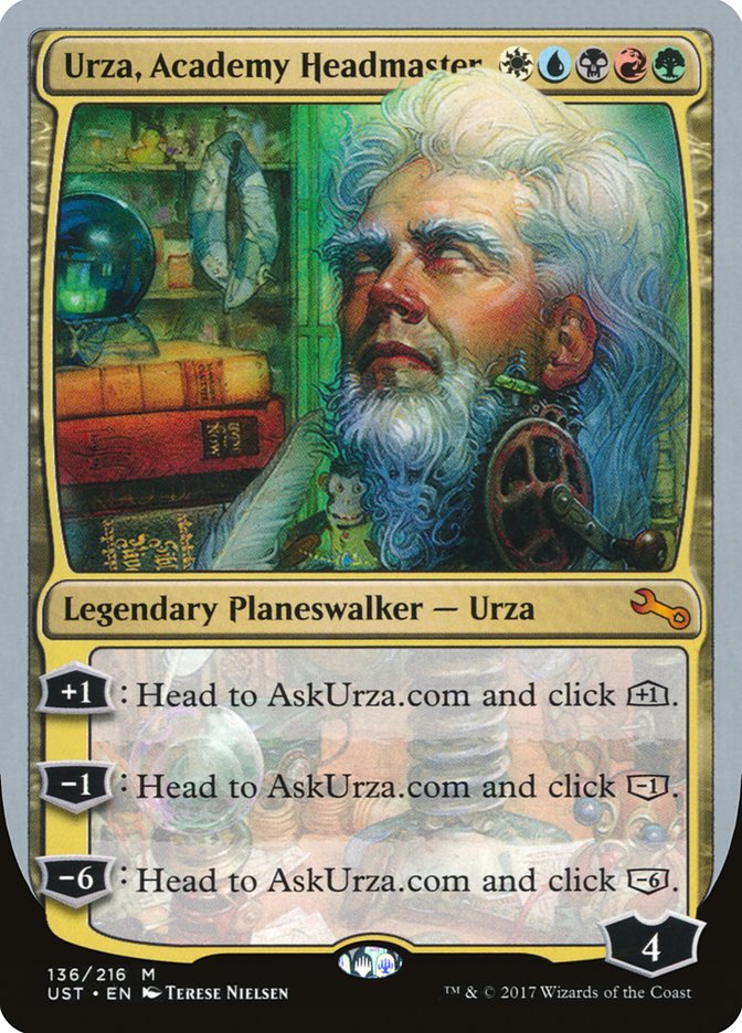 Urza, Academy Headmaster [Unstable] | Total Play