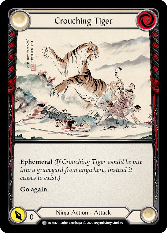 Crouching Tiger [DYN065] (Dynasty)  Rainbow Foil | Total Play