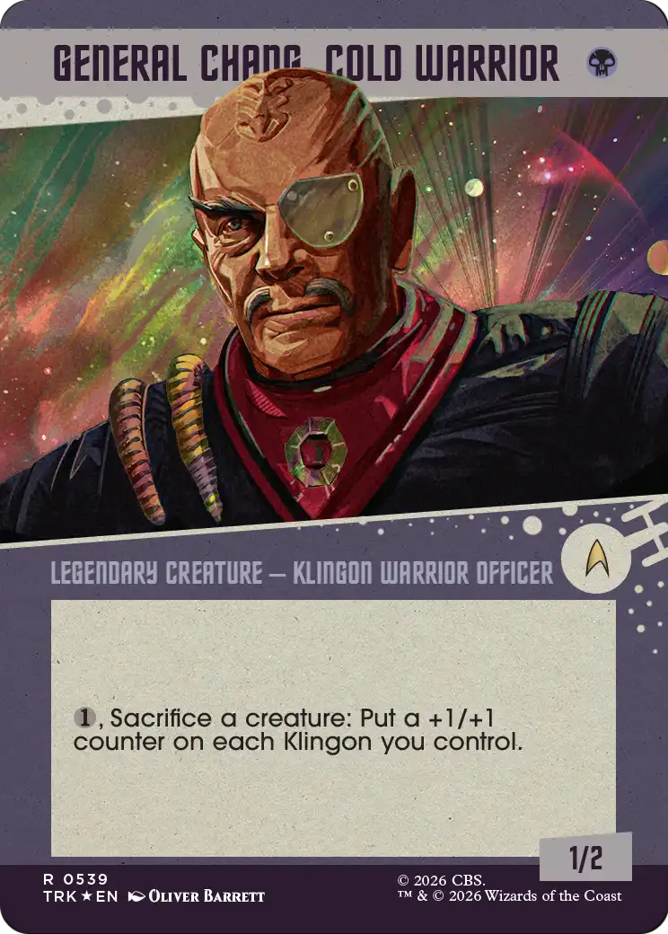 General Chang, Cold Warrior (0539) (Showcase Surge Foil) [Star Trek] | Total Play