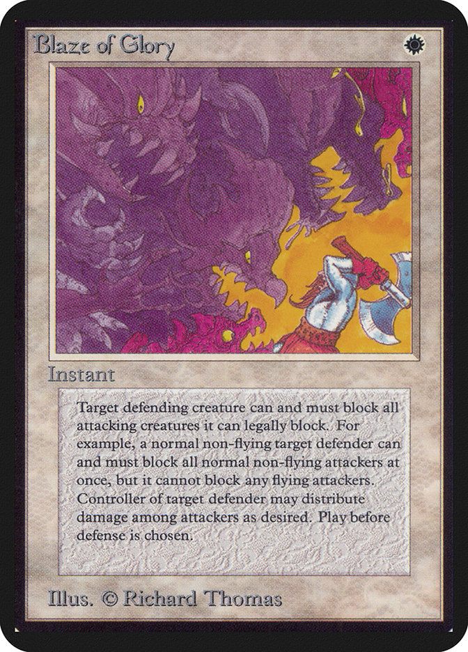 Blaze of Glory [Alpha Edition] | Total Play
