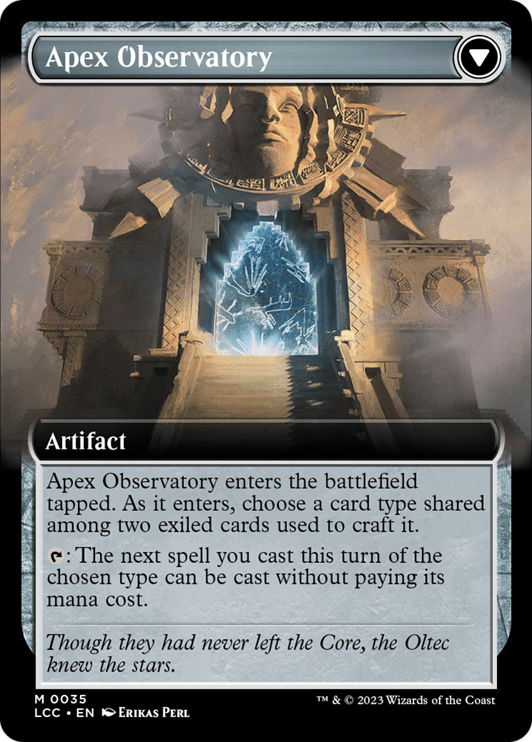 Eye of Ojer Taq // Apex Observatory (Extended Art) [The Lost Caverns of Ixalan Commander] | Total Play