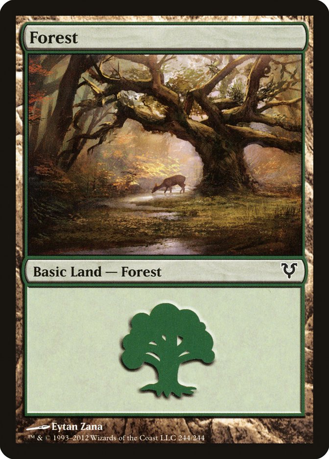 Forest (244) [Avacyn Restored] | Total Play