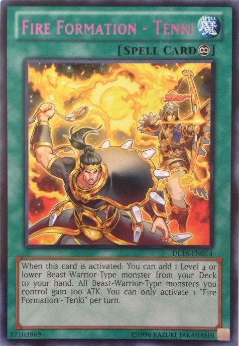Fire Formation - Tenki (Purple) [DL18-EN014] Rare | Total Play