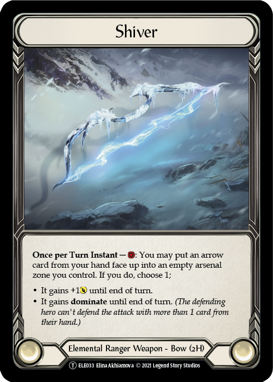 Embodiment of Earth // Shiver [U-ELE109 // U-ELE033] (Tales of Aria Unlimited)  Unlimited Normal | Total Play