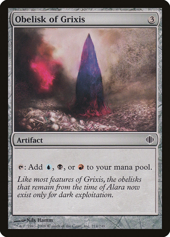 Obelisk of Grixis [Shards of Alara] | Total Play