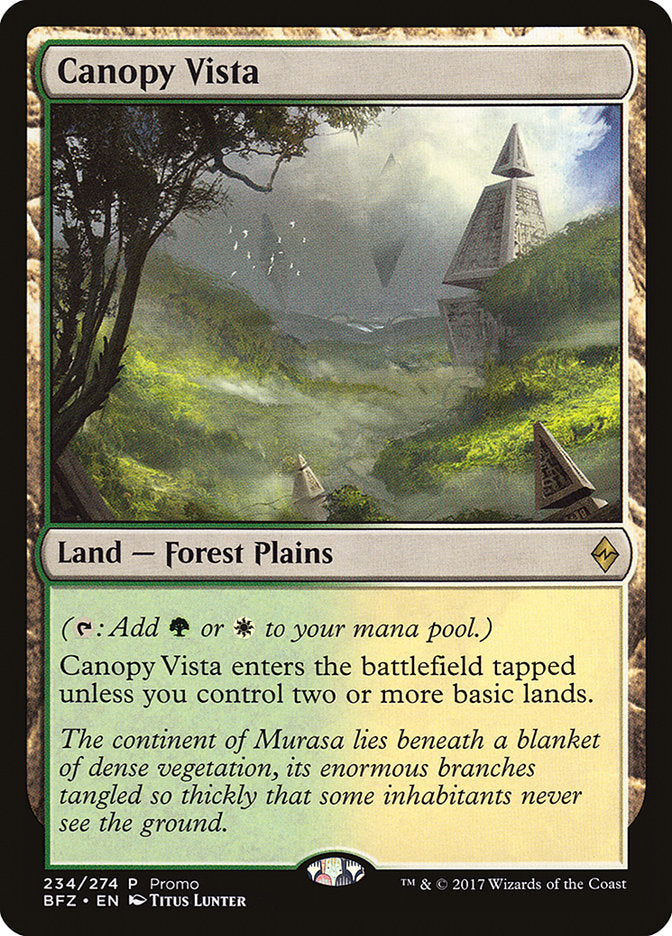 Canopy Vista (Promo) [Standard Showdown Promos] | Total Play