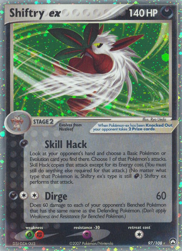 Shiftry ex (97/108) [EX: Power Keepers] | Total Play