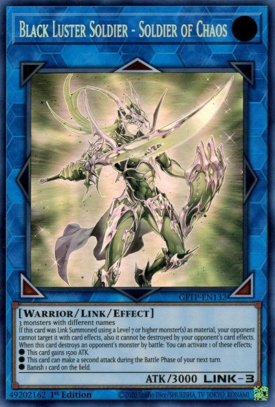 Black Luster Soldier - Soldier of Chaos [GFTP-EN132] Ghost Rare | Total Play