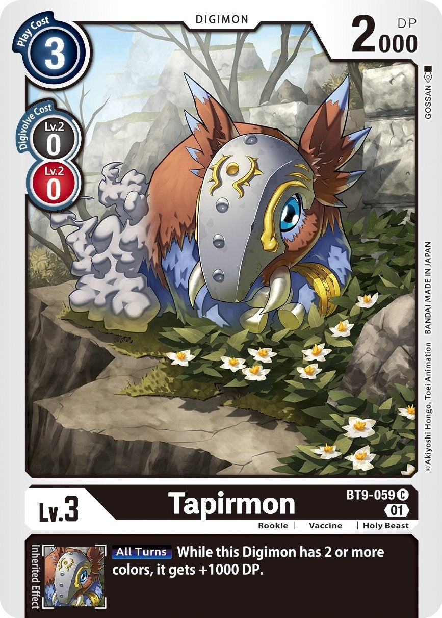 Tapirmon [BT9-059] [X Record] | Total Play