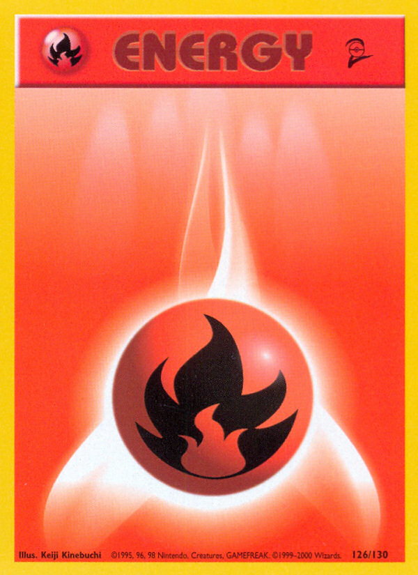 Fire Energy (126/130) [Base Set 2] | Total Play