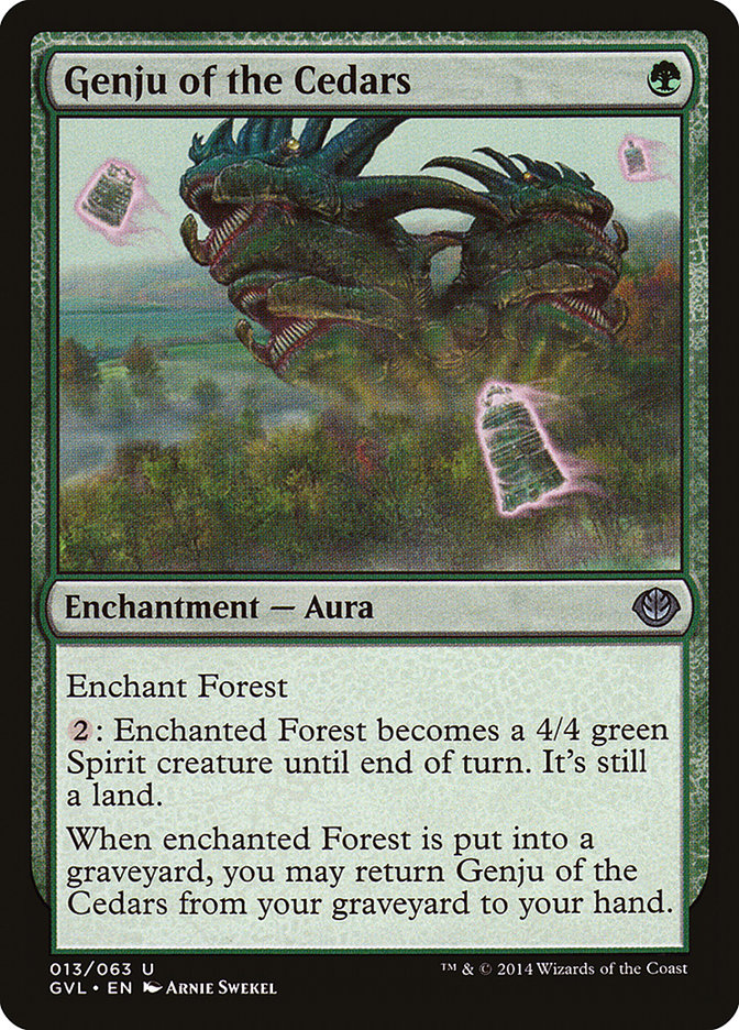 Genju of the Cedars (Garruk vs. Liliana) [Duel Decks Anthology] | Total Play