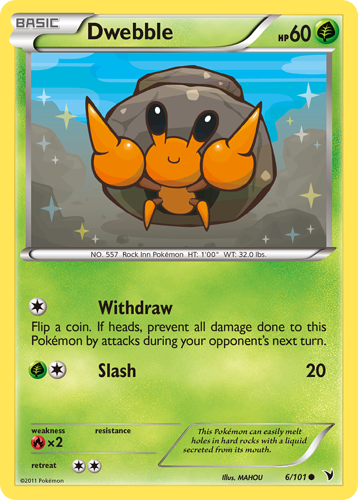 Dwebble (6/101) [Black & White: Noble Victories] | Total Play