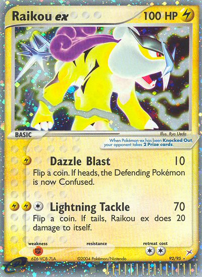Raikou ex (92/95) [EX: Team Magma vs Team Aqua] | Total Play