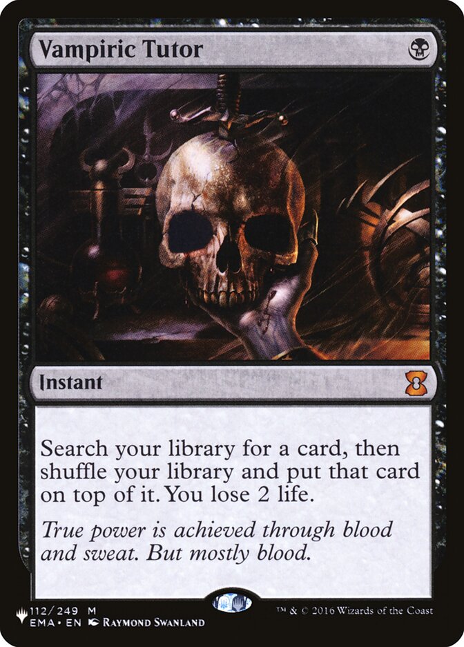 Vampiric Tutor [The List] | Total Play