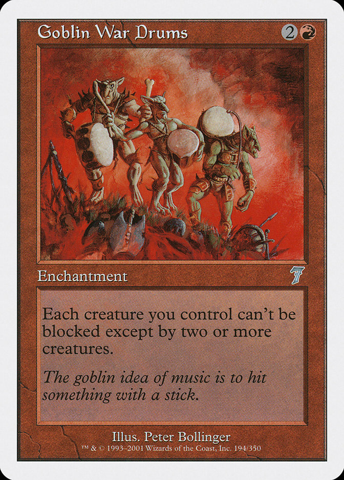 Goblin War Drums [Seventh Edition] | Total Play