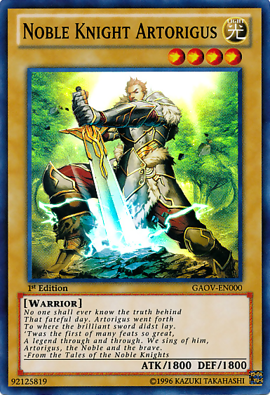 Noble Knight Artorigus [GAOV-EN000] Super Rare | Total Play