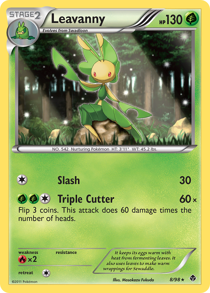 Leavanny (8/98) [Black & White: Emerging Powers] | Total Play