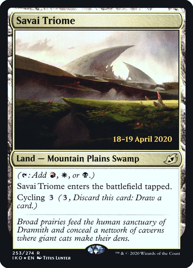 Savai Triome [Ikoria: Lair of Behemoths Prerelease Promos] | Total Play