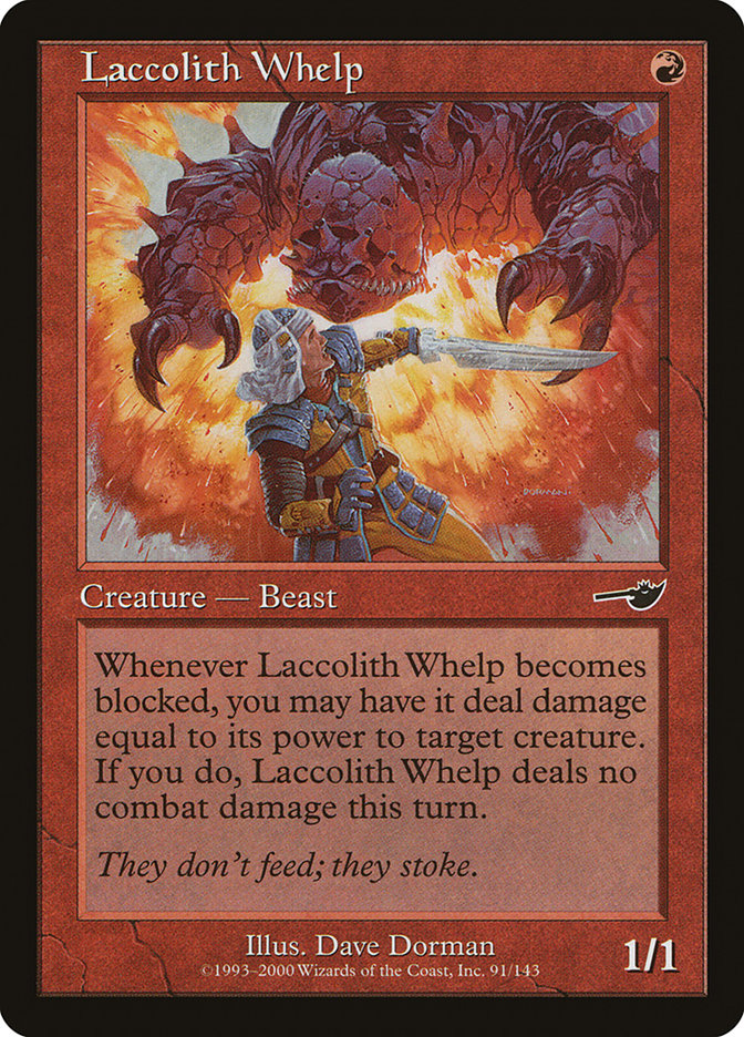 Laccolith Whelp [Nemesis] | Total Play