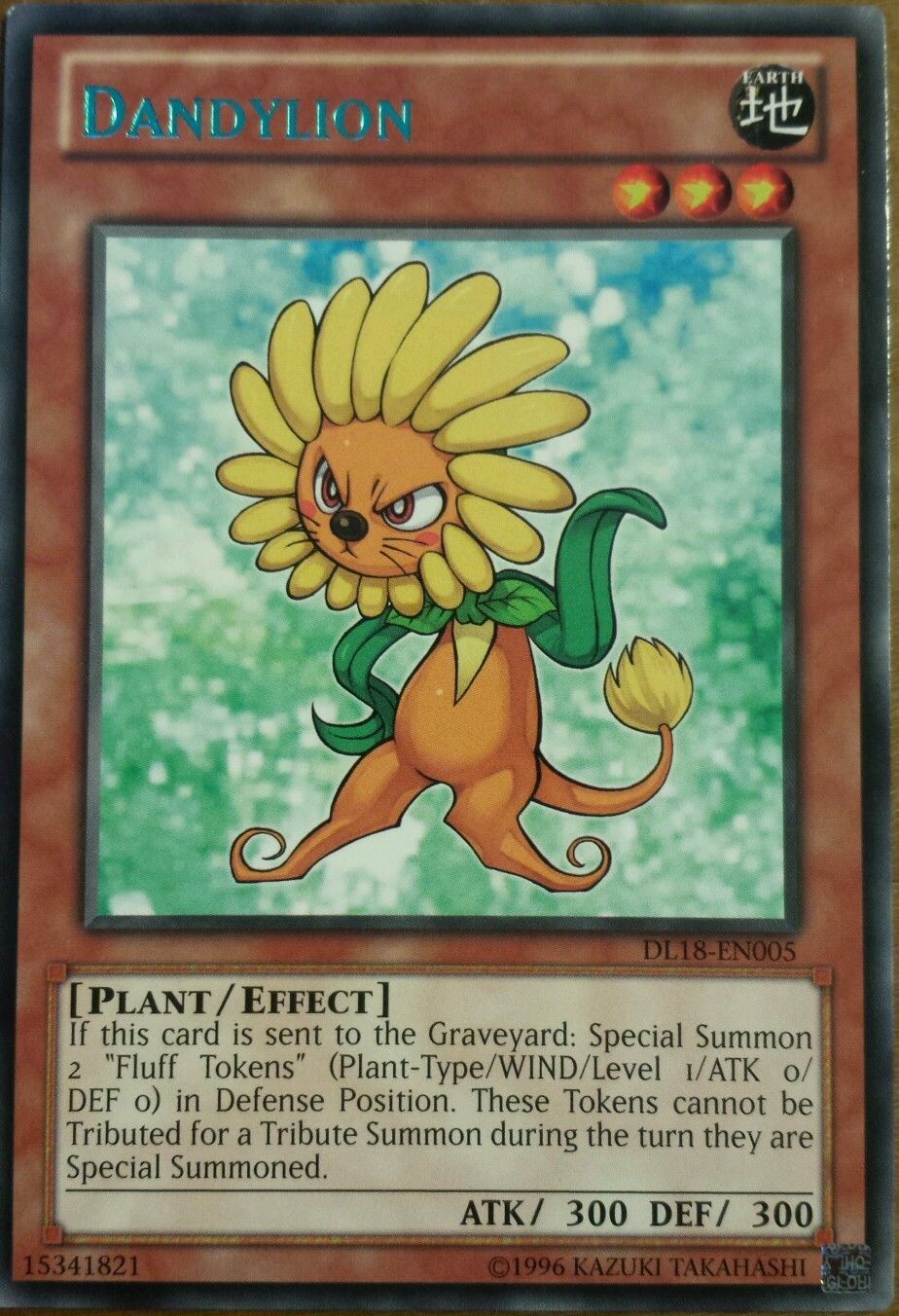 Dandylion (Green) [DL18-EN005] Rare | Total Play