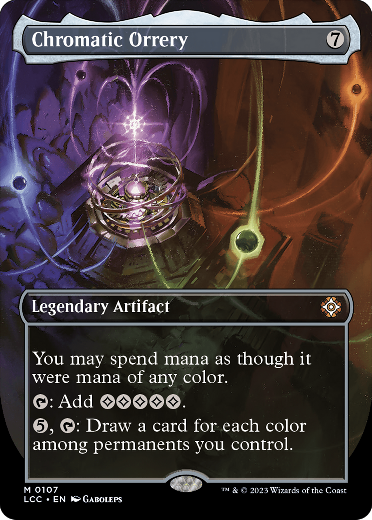 Chromatic Orrery (Borderless) [The Lost Caverns of Ixalan Commander] | Total Play