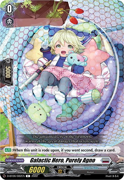 Galactic Hero, Purely Agno (D-BT06/082EN) [Blazing Dragon Reborn] | Total Play