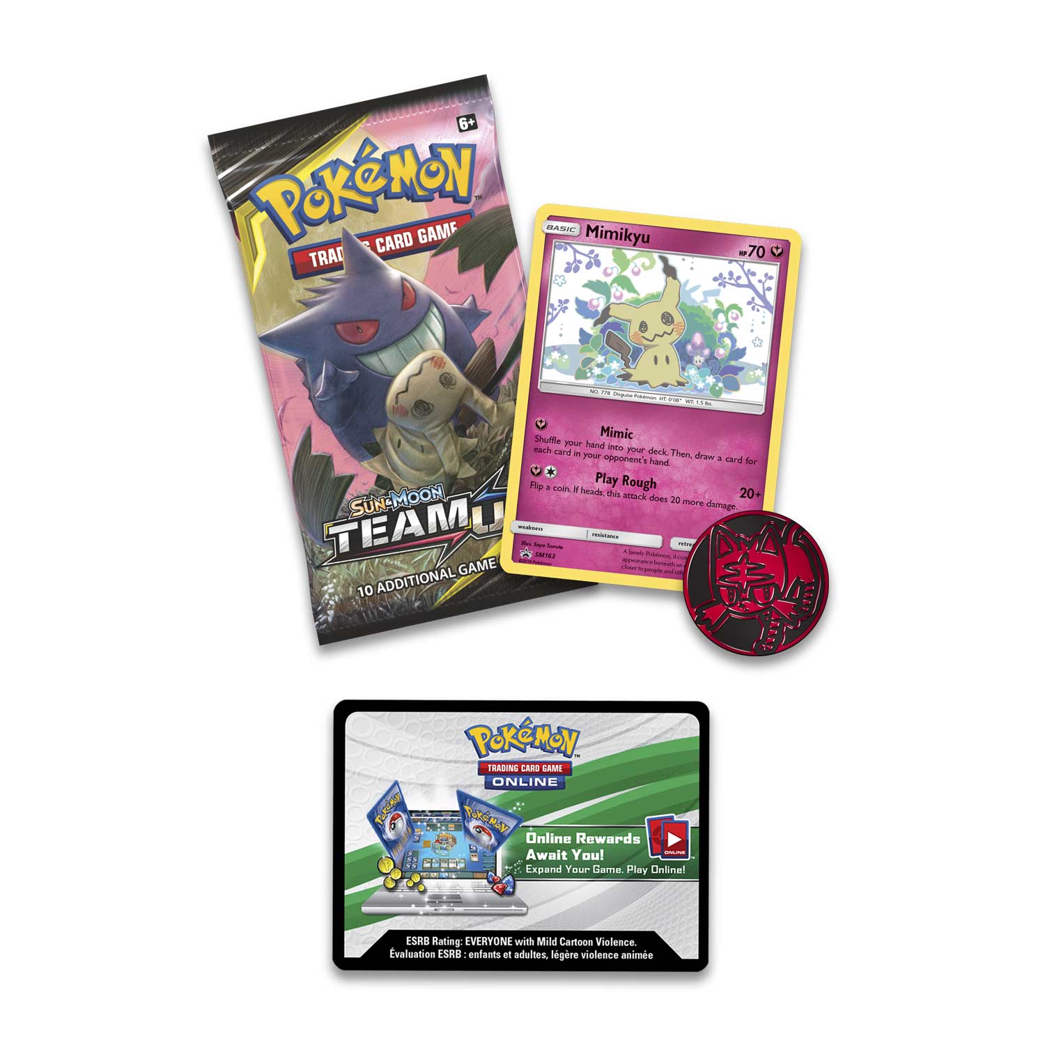 Sun & Moon: Team Up - Single Pack Blister (Mimikyu) | Total Play