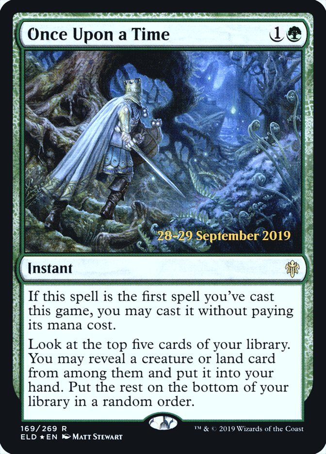 Once Upon a Time [Throne of Eldraine Prerelease Promos] | Total Play