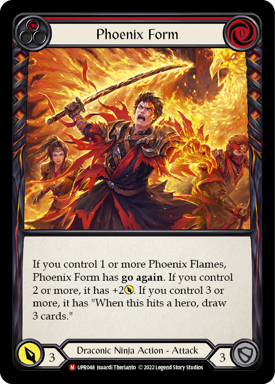 Phoenix Form [UPR048] (Uprising)  Rainbow Foil | Total Play