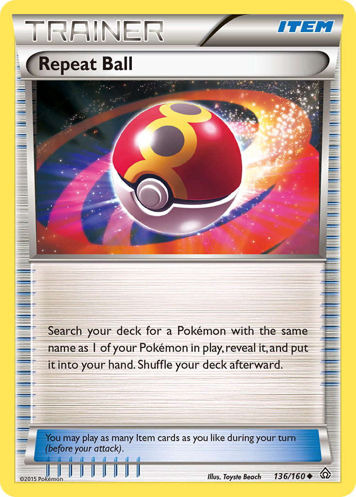 Repeat Ball (136/160) [XY: Primal Clash] | Total Play