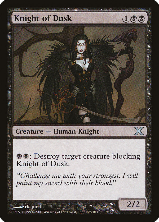 Knight of Dusk [Tenth Edition] | Total Play