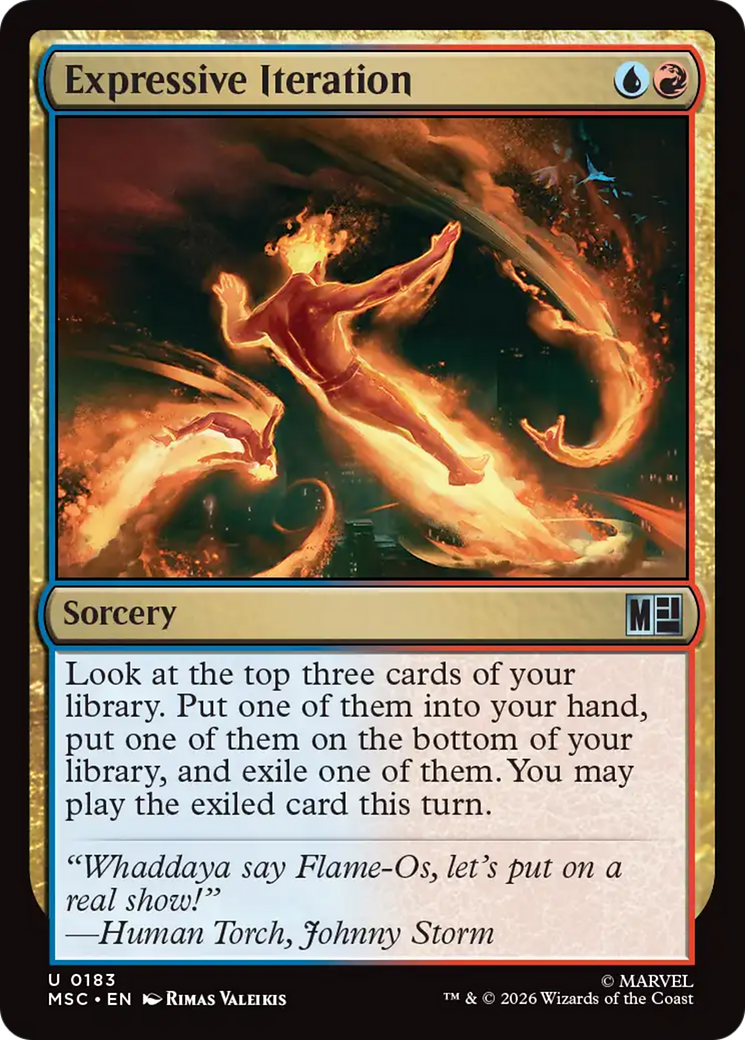 Expressive Iteration (Surge Foil) [Marvel Super Heroes Commander] | Total Play