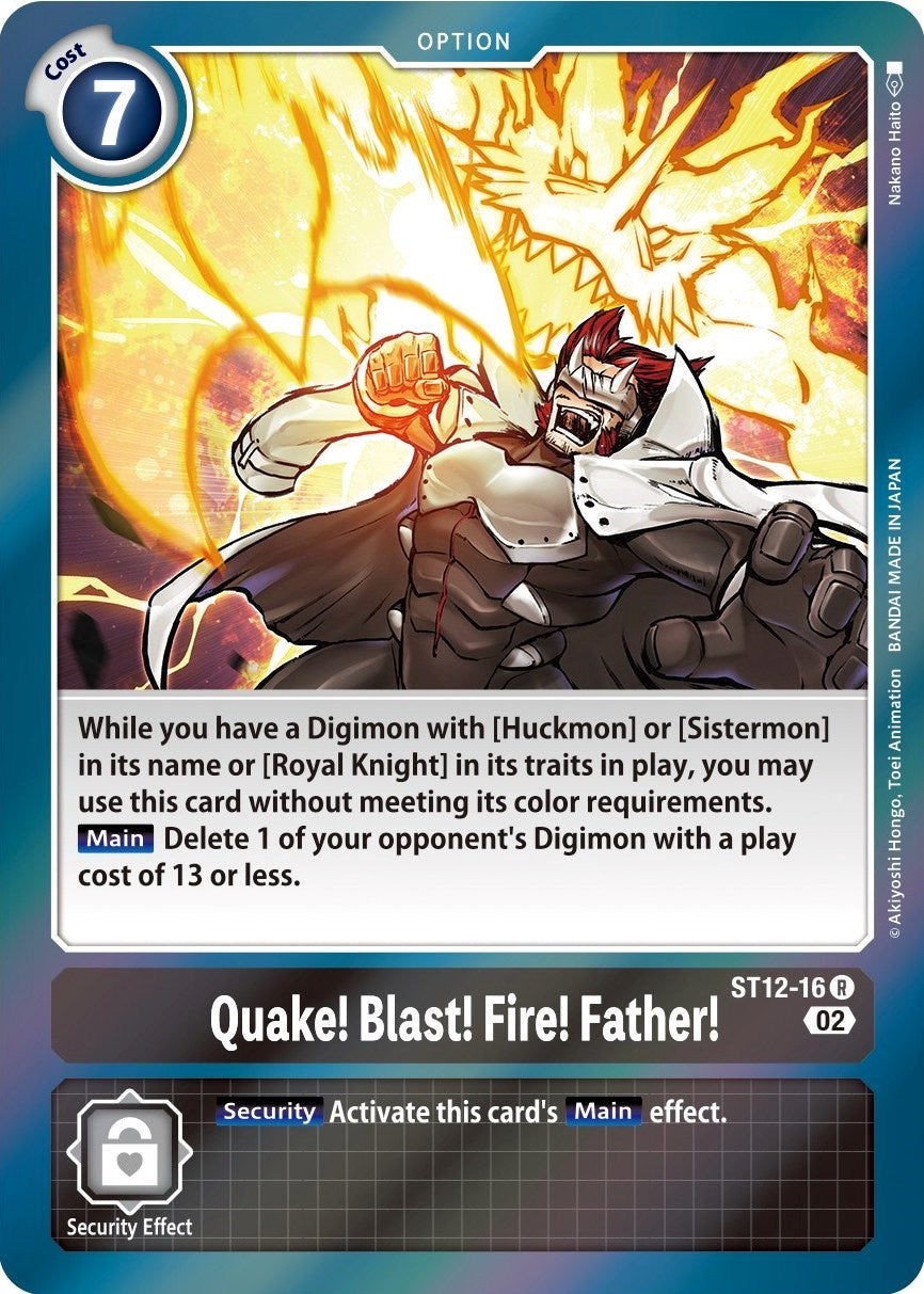 Quake! Blast! Fire! Father! [ST12-16] [Starter Deck: Jesmon] | Total Play