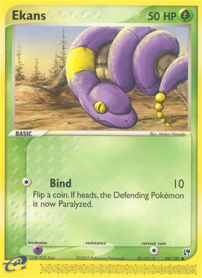 Ekans (64/100) [EX: Sandstorm] | Total Play