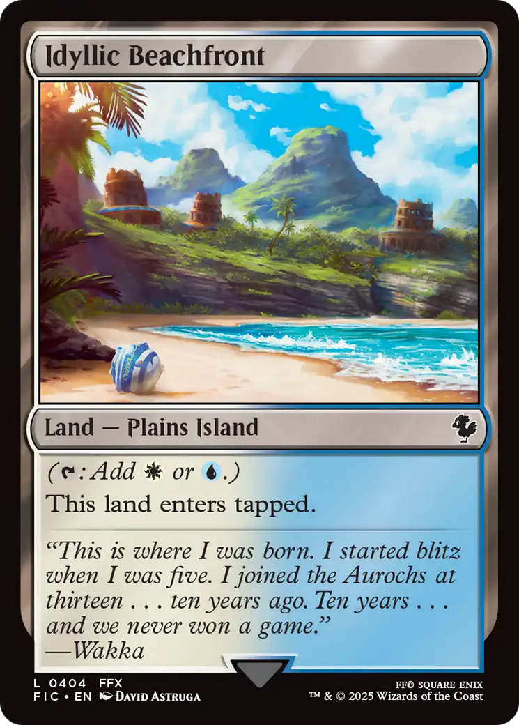 Idyllic Beachfront [FINAL FANTASY Commander] | Total Play