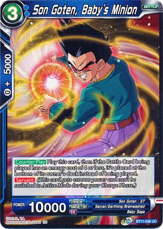 Son Goten, Baby's Minion (BT11-036) [Vermilion Bloodline] | Total Play