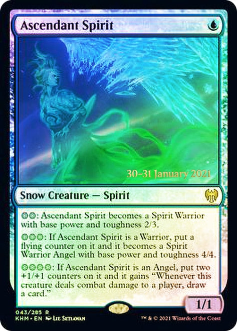 Ascendant Spirit [Kaldheim Prerelease Promos] | Total Play