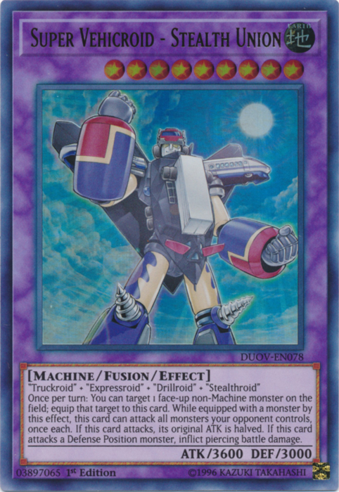 Super Vehicroid - Stealth Union [DUOV-EN078] Ultra Rare | Total Play