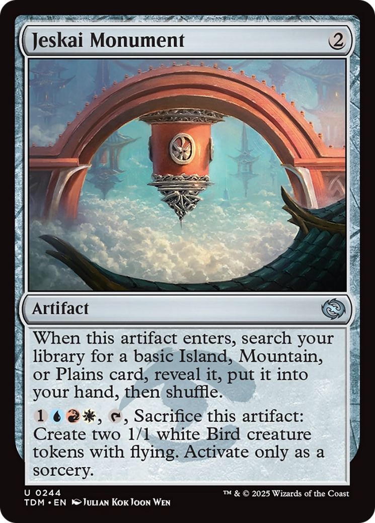 Jeskai Monument [Tarkir: Dragonstorm] | Total Play