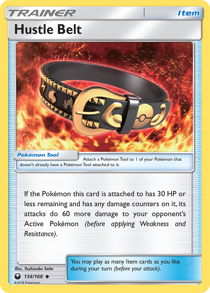 Hustle Belt (134/168) [Sun & Moon: Celestial Storm] | Total Play