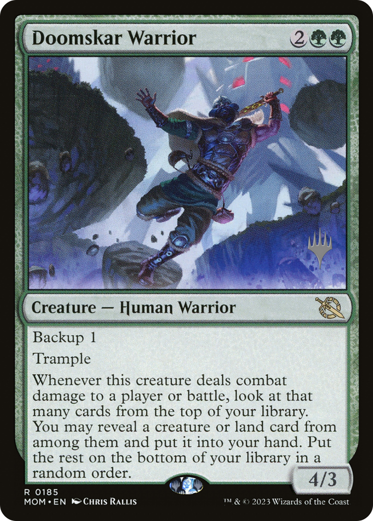 Doomskar Warrior (Promo Pack) [March of the Machine Promos] | Total Play