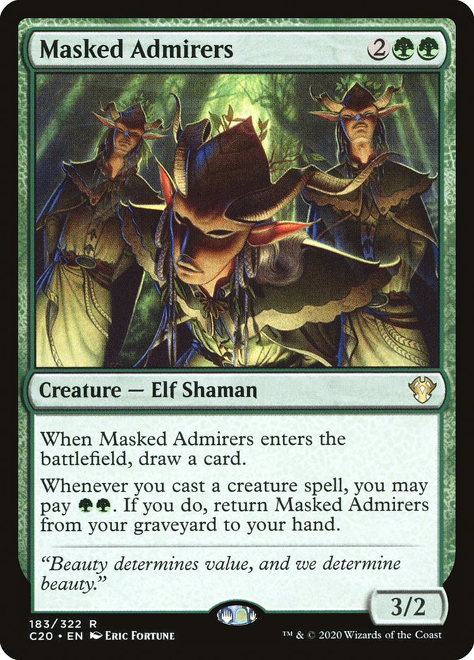 Masked Admirers [Commander 2020] | Total Play