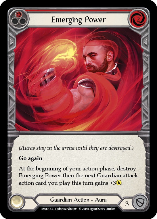 Emerging Power (Red) [BVO012-C] (Bravo Hero Deck)  1st Edition Normal | Total Play