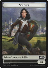 Soldier // Zombie Double-Sided Token [Game Night 2019 Tokens] | Total Play
