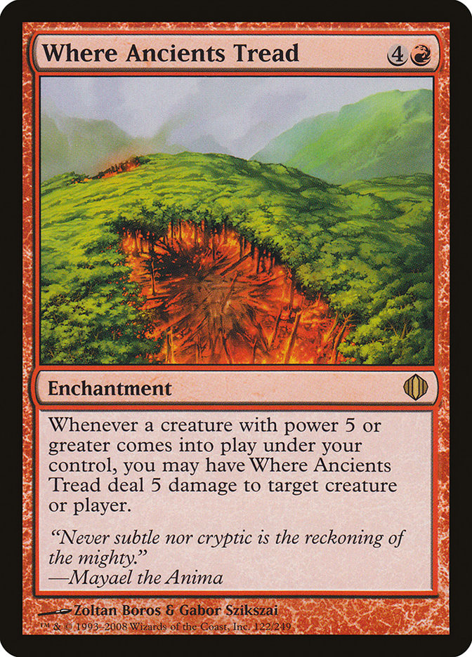 Where Ancients Tread [Shards of Alara] | Total Play