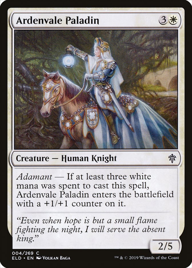 Ardenvale Paladin [Throne of Eldraine] | Total Play