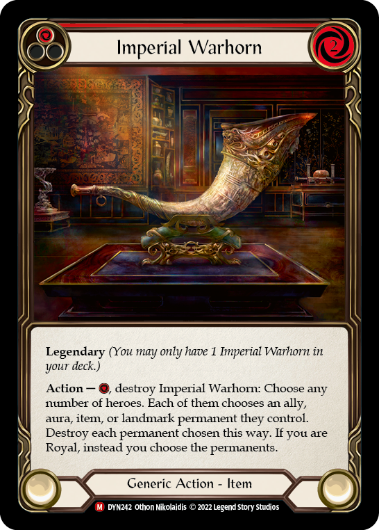 Imperial Warhorn [DYN242] (Dynasty)  Rainbow Foil | Total Play